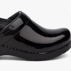 Dansko Black Pantent Clog NWOT